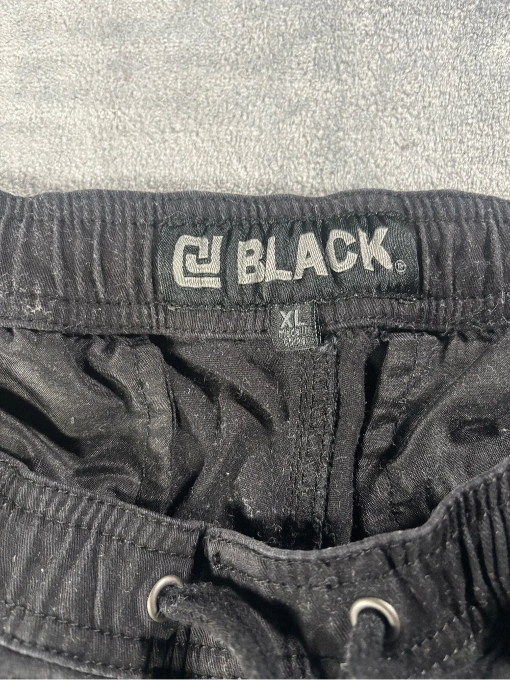Black Brand Black Drawstring Waist Shorts